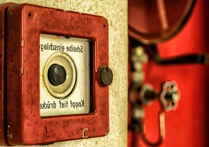Alarm door interior