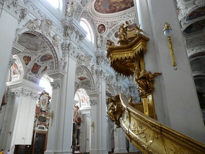 Passau baroque bishop church photo