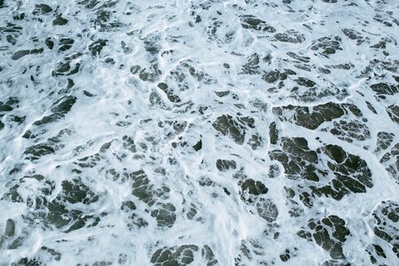 Sea Waves and Foam photo