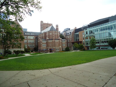 College campus quad photo
