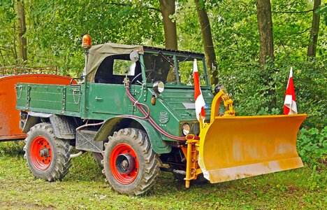 Forest machinery transport