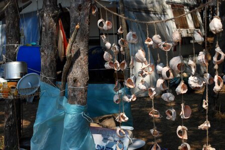 Camping decoration seashell