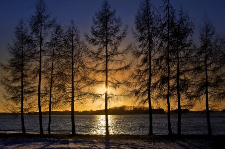 Landscape water poland photo