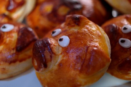 Delicious lucky pig dough
