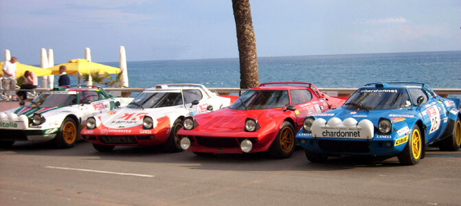 Lancia Stratos in the Rally Costa Brava of Lloret de Mar in Spain photo