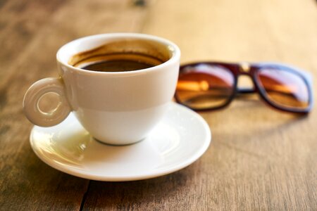 Espresso Coffee & Sunglasses photo