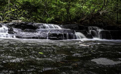 Rapids and Waterfalls along Joeboy Creek at Sleeping Giant Provincial Park, Ontario photo