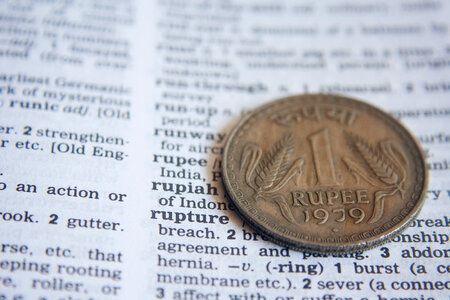 Indian Rupee Dictionary