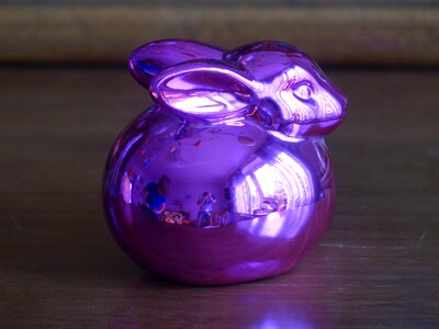 Glass purple violet