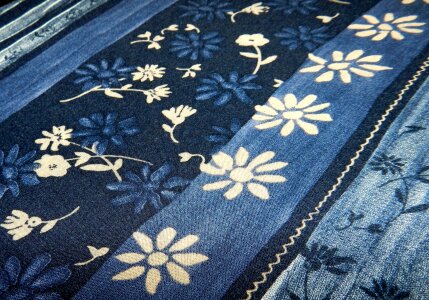 Blue pattern texture