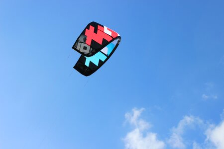 Sailing sky kite surfing