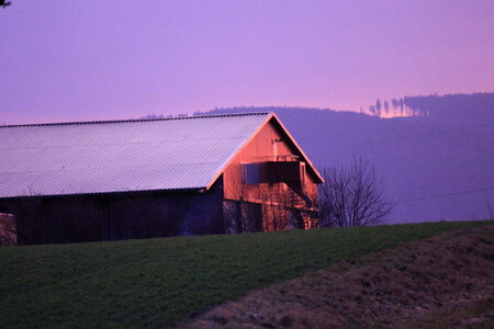 Purple sundown