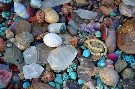 Pebbles amethyst mineral photo