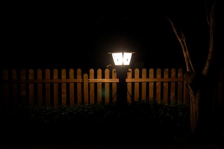 Fence lighting lamp