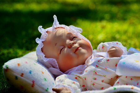Peaceful cute infant