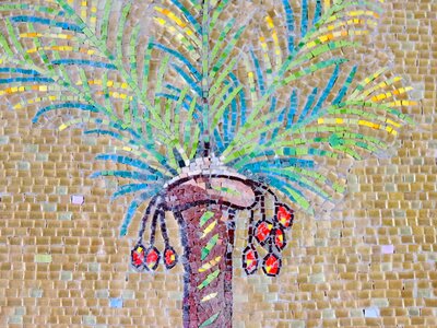 Fine Arts mosaic palm photo