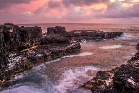 Cliffs waves nature photo