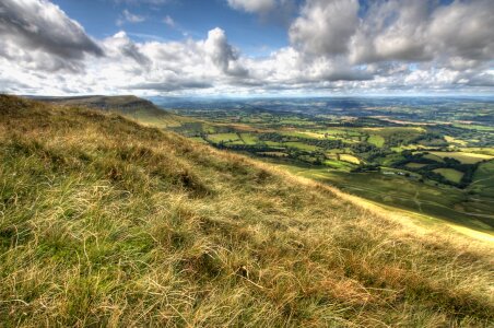 Hay Bluff Landscape in Wales photo