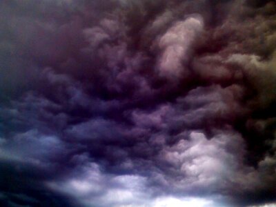 Cloud thunderstorm storm clouds photo