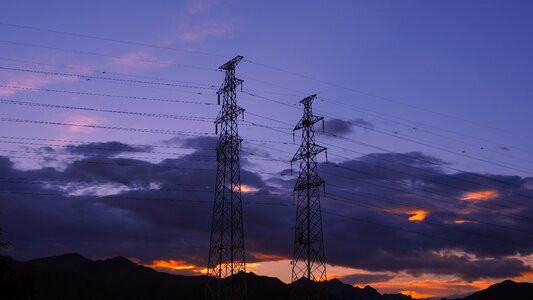 Power powerlines sky photo