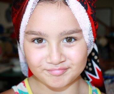 Girl portrait eyes