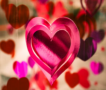 Pink Hearts Decoration photo
