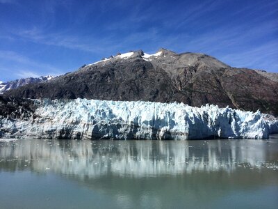 Snow mountain ice