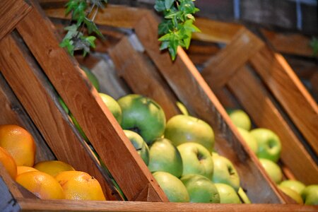 Basket supermarket wood