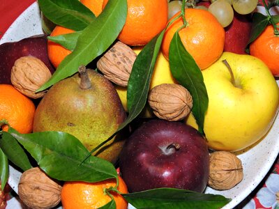 Orange tangerine grapes