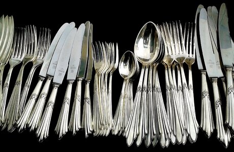 Forks spoon silverware photo