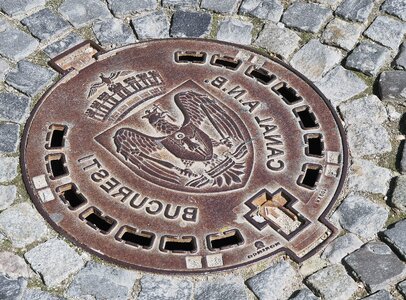Cast manhole metal