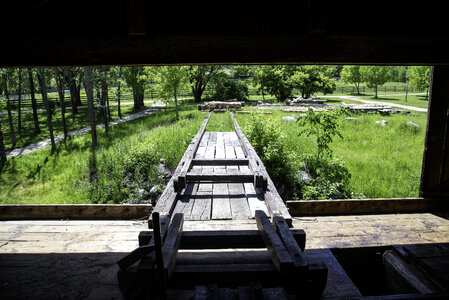 Log Roller at Wade House in Wisconsin