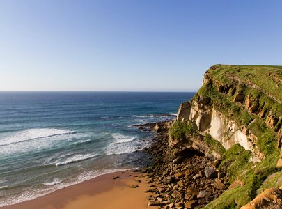 Beach cliff suances photo