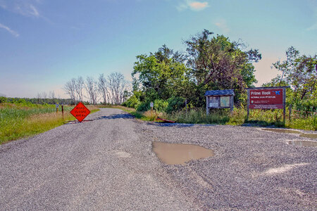 Prime Hook NWR sign and kiosk
