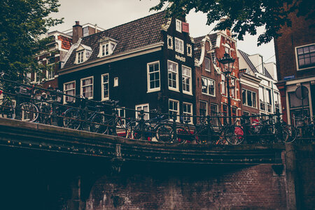 Canal in Amsterdam photo