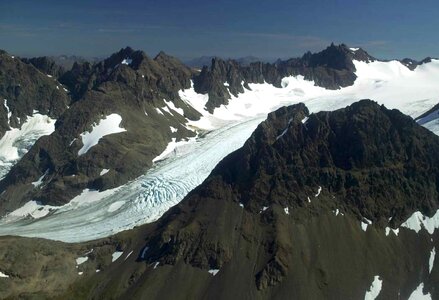 Glacier mountain photo photo