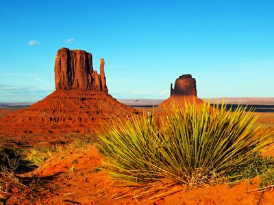 Desert landscape dry photo