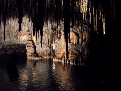Stalagmites speleothems stalactites