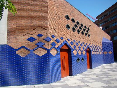 Urban design blue