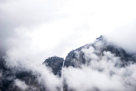 Cloudy Mountain Tops photo