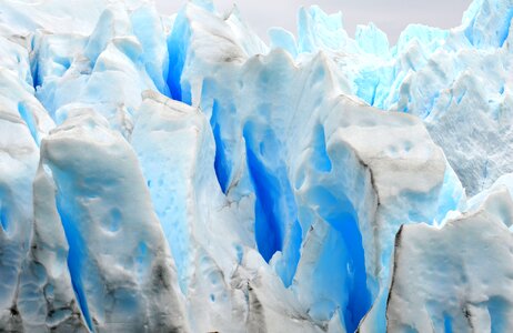 Blue nature ice cave photo