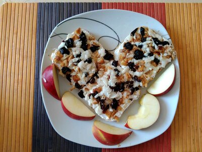 Breakfast cake chocolate