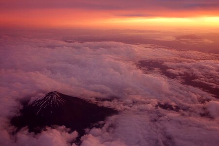 Clouds sky sunrise photo