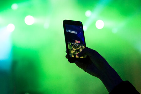 Phone at Concert