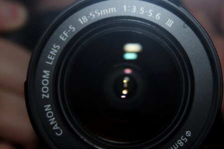 Optometry control aperture photo