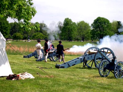Artillery Firing - French Alliance Day photo