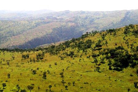 Rolloing high aerial view