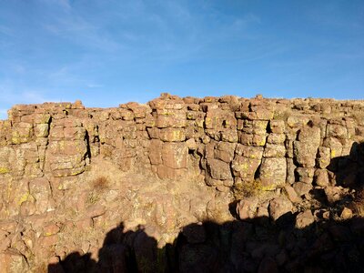 Blue Sky geology rocks