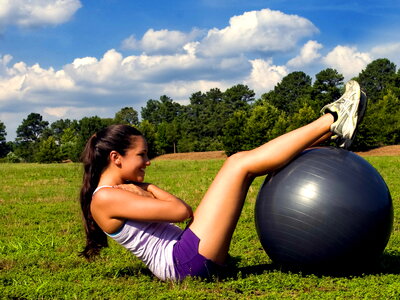 Aerobe balance ball photo