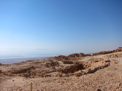 Dead salt landscape photo